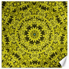 Yellow Kolodo Canvas 16  X 16  by Sparkle