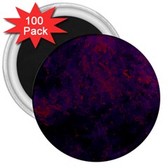 Red And Purple Abstract 3  Magnets (100 Pack) by Dazzleway