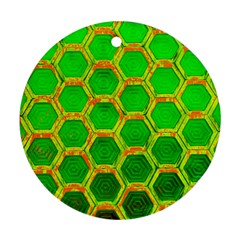 Hexagon Windows Ornament (round) by essentialimage