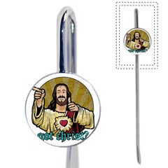 Buddy Christ Book Mark by Valentinaart