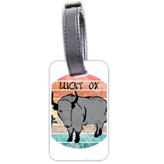 Chinese New Year ¨c Year Of The Ox Luggage Tag (one Side) by Valentinaart