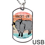 Chinese New Year ¨C Year of the Ox Dog Tag USB Flash (One Side) Front