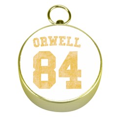 Orwell 84 Gold Compasses by Valentinaart