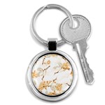 Birds and flowers  Key Chain (Round) Front