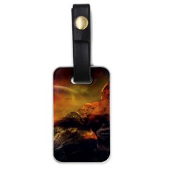 Tiger King In A Fantastic Landscape From Fonebook Luggage Tag (one Side) by 2853937