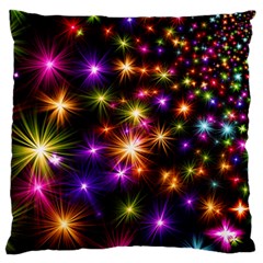 Star Colorful Christmas Abstract Standard Flano Cushion Case (two Sides) by Dutashop