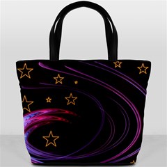 Background Abstract Star Bucket Bag by Dutashop