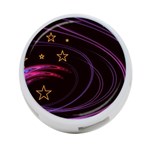 Background Abstract Star 4-Port USB Hub (Two Sides) Back