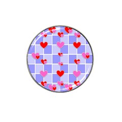 Love Hearts Valentine Decorative Hat Clip Ball Marker (10 Pack) by Dutashop