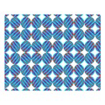 Geometric Dots Pattern Double Sided Flano Blanket (Large)  Blanket Back