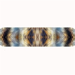 Retro Hippie Vibe Psychedelic Silver Large Bar Mats by CrypticFragmentsDesign