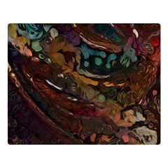 Abstract Art Double Sided Flano Blanket (large)  by Dutashop