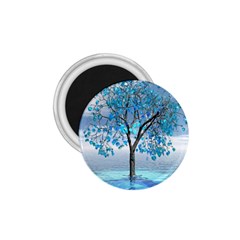 Crystal Blue Tree 1 75  Magnets by icarusismartdesigns