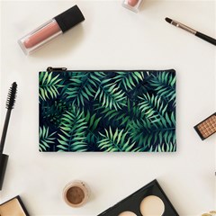 Green Leaves Cosmetic Bag (small) by goljakoff