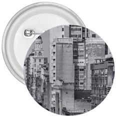 Aerial View Montevideo Uruguay 3  Buttons by dflcprintsclothing