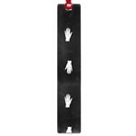 Vampire Hand Motif Graphic Print Pattern 2 Large Book Marks Front