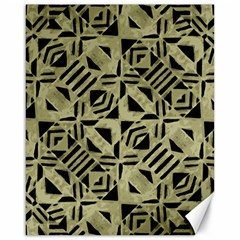 Linear Geometric Print Pattern Mosaic 2 Canvas 16  X 20  by dflcprintsclothing