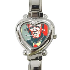 Trump Nope Heart Italian Charm Watch by goljakoff