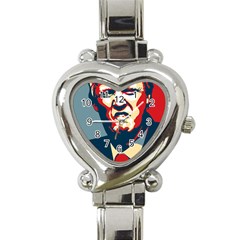 Trump2 Heart Italian Charm Watch by goljakoff