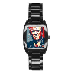 Trump2 Stainless Steel Barrel Watch by goljakoff