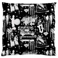 Skater-underground2 Large Cushion Case (one Side) by PollyParadise