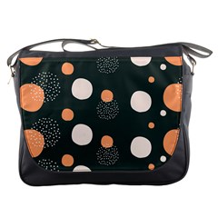 Black Peach White  Messenger Bag by Sobalvarro