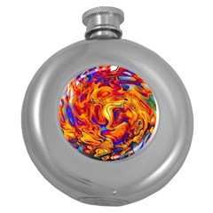 Sun & Water Round Hip Flask (5 Oz) by LW41021