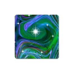 Night Sky Square Magnet by LW41021