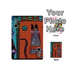 Cats Playing Cards 54 Designs (Mini) Front - Spade3