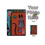 Cats Playing Cards 54 Designs (Mini) Front - Heart10