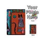 Cats Playing Cards 54 Designs (Mini) Front - Diamond2