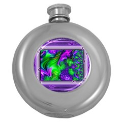 Feathery Winds Round Hip Flask (5 Oz) by LW41021