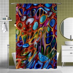 Colored Summer Shower Curtain 48  X 72  (small)  by Galinka