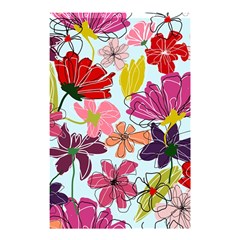 Flower Pattern Shower Curtain 48  X 72  (small)  by Galinka