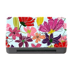 Flower Pattern Memory Card Reader With Cf by Galinka