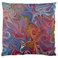 Intricate Swirls Standard Flano Cushion Case (two Sides) by kaleidomarblingart