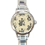 Angels Round Italian Charm Watch Front