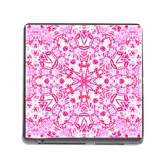 Pink Petals Memory Card Reader (square 5 Slot) by LW323