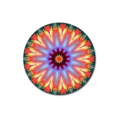 Passion Flower Magnet 3  (round) by LW323