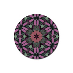 Tropical Island Rubber Round Coaster (4 Pack)  by LW323