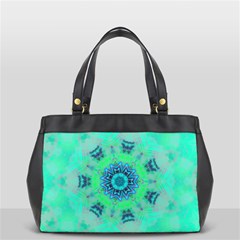 Blue Green  Twist Oversize Office Handbag by LW323