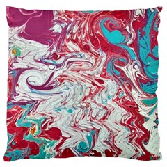 Marbling Patterns Standard Flano Cushion Case (two Sides) by kaleidomarblingart