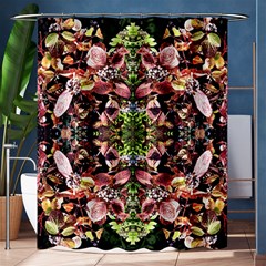 Shrubs Repeats Shower Curtain 60  X 72  (medium)  by kaleidomarblingart