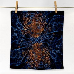 Fractal Galaxy Face Towel by MRNStudios