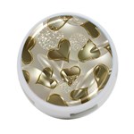   Golden hearts 4-Port USB Hub (One Side) Front