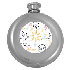 Pattern Mystic Round Hip Flask (5 Oz) by alllovelyideas