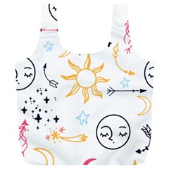 Pattern Mystic Full Print Recycle Bag (xl) by alllovelyideas