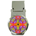 Glitch Futuristic Punk  Money Clip Watches Front