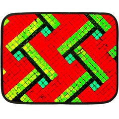 Pop Art Mosaic Fleece Blanket (mini) by essentialimage365