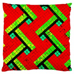 Pop Art Mosaic Standard Flano Cushion Case (two Sides) by essentialimage365